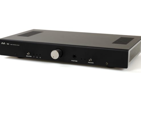 AA 1AI - integrated amplifier with vacuum tube - front black
